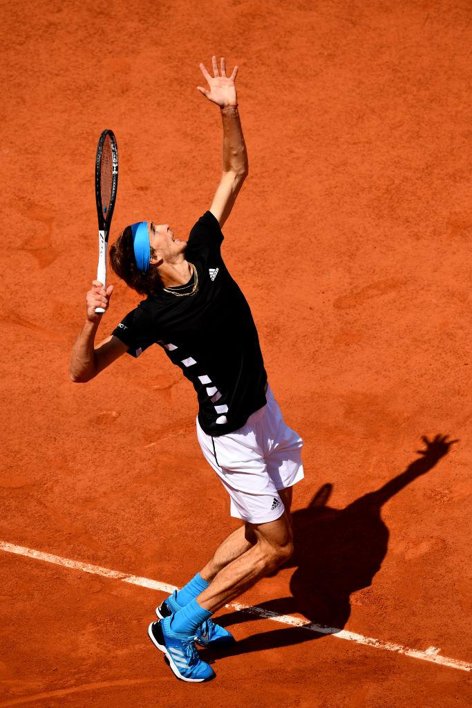 Alexander Zverev — serve